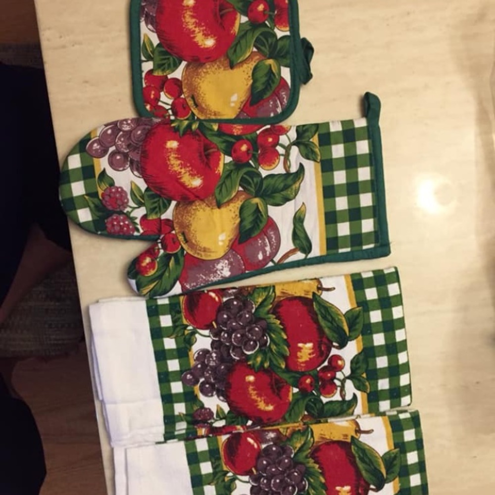 Apple towel set
